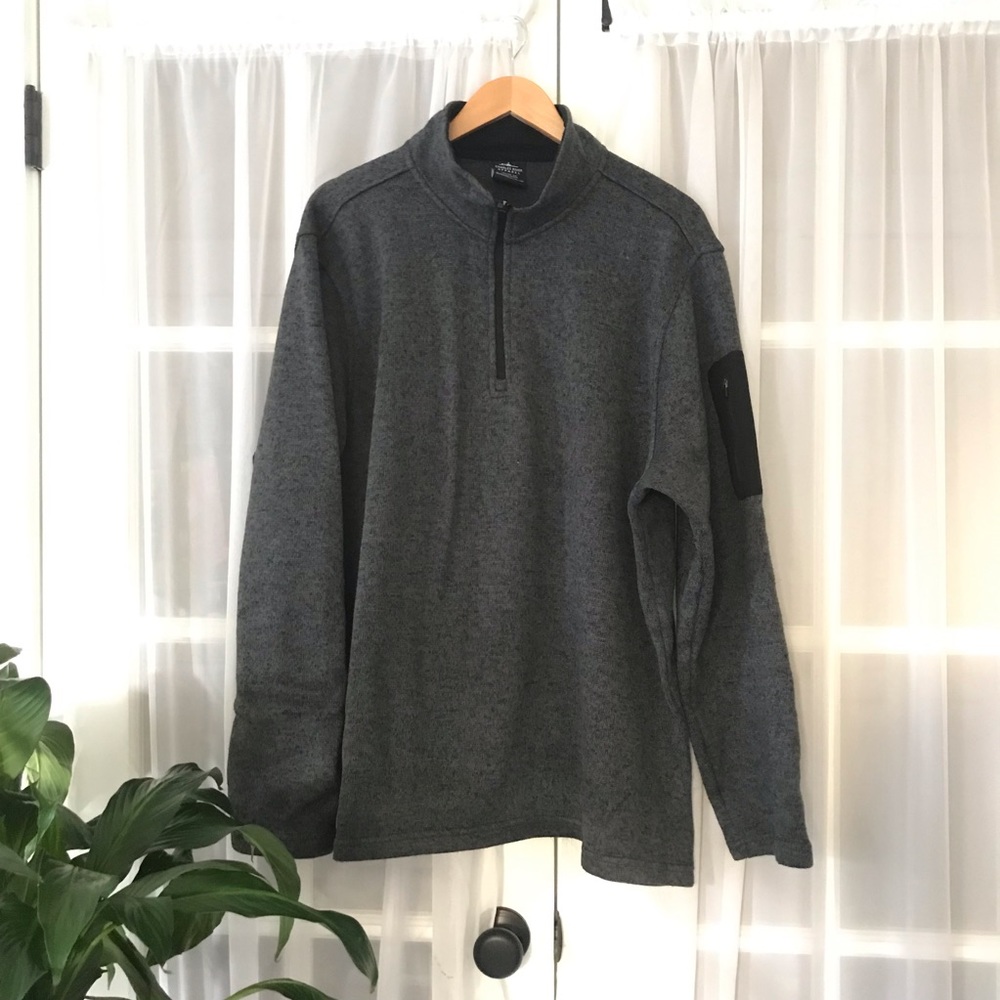 Charles River Apparel 1/4 Zip Fleece Pullover Sz 2XL